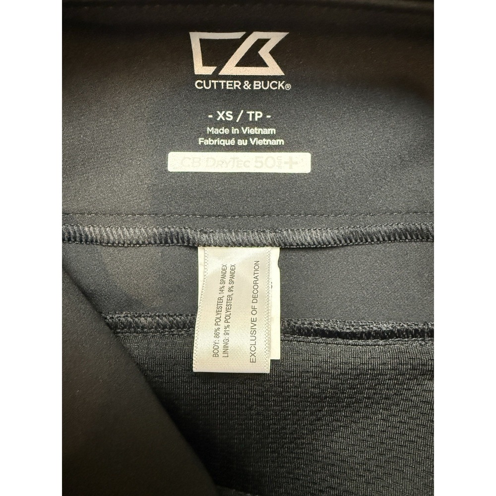 Cutter & Buck SZ XS Women's Black Dry Tex 50 UPF‎ Pull On Shorts Slimming - Picture 5 of 6